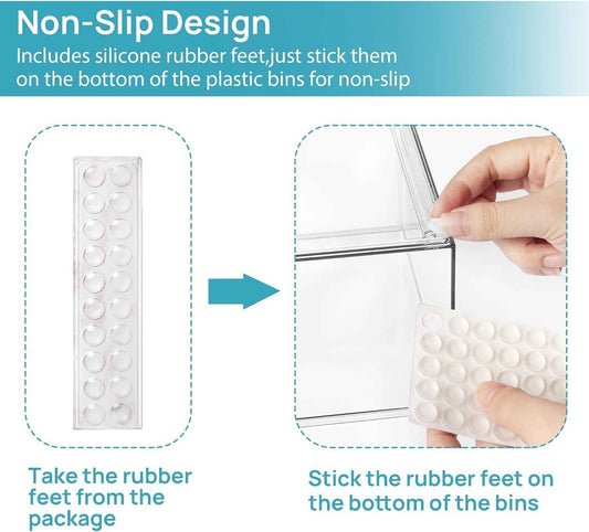 Clear Stackable Storage Drawers (Set)