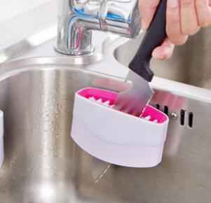 Suction Cup Kitchen Cleaning Brush Set