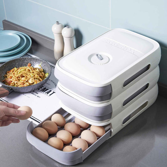 Refrigerator Egg & Dumpling Storage Drawer Organizer