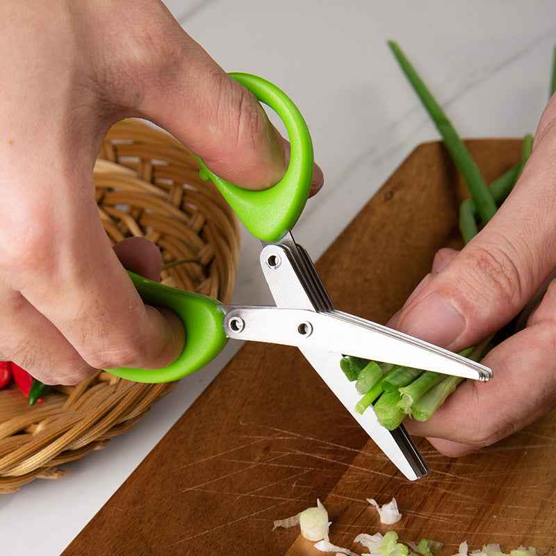 Multi-Layer Herb & Vegetable Scissors