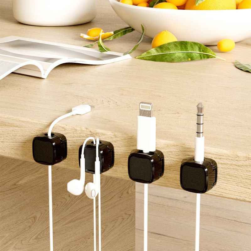 Magnetic Under-Desk Cable Organizer