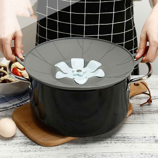 Silicone Spill-Proof Pot Lid Cover