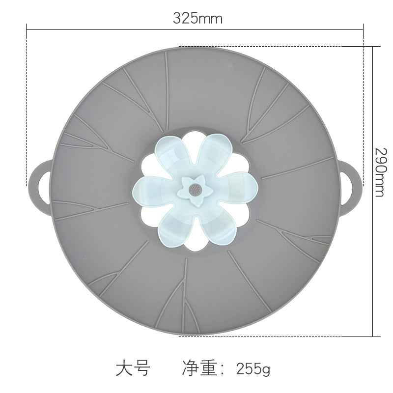 Silicone Spill-Proof Pot Lid Cover