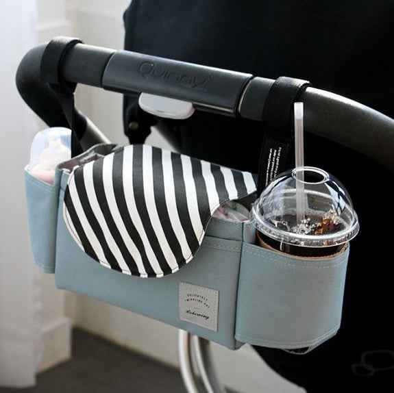 Multifunctional Stroller Organizer Bag with Cup Holder