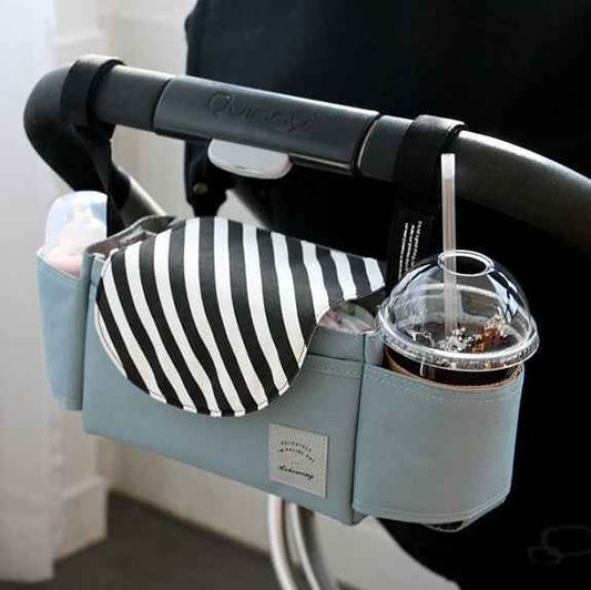 Multifunctional Stroller Organizer Bag with Cup Holder