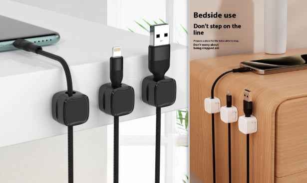 Magnetic Under-Desk Cable Organizer