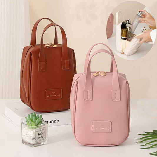 Shell-Shaped Travel Cosmetic Bag