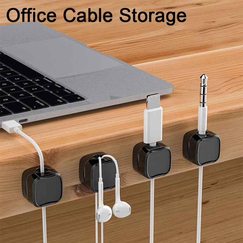 Magnetic Under-Desk Cable Organizer